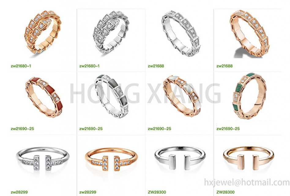 Exquisite Fashion S925 Diamond Ring Set - Brand Jewelry Style