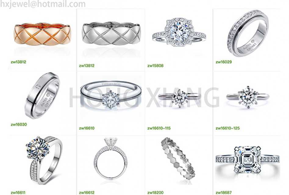 Exquisite Fashion S925 Diamond Ring Set - Brand Jewelry Style