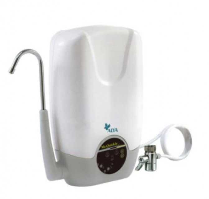 Compact Water Purifier with Quick-Change Filters & LED Reminder