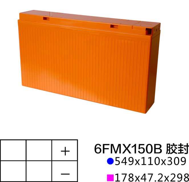 12V AGM Heated Sealing Storage Front Access Batteries Accumulator