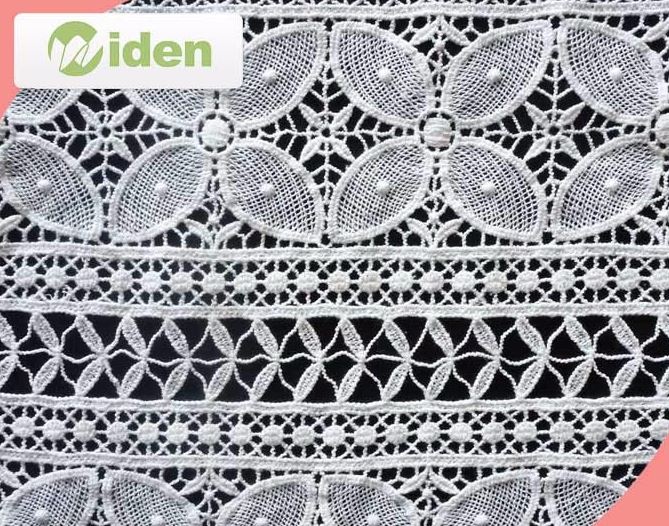 100% Cottom lace embroidery fabric