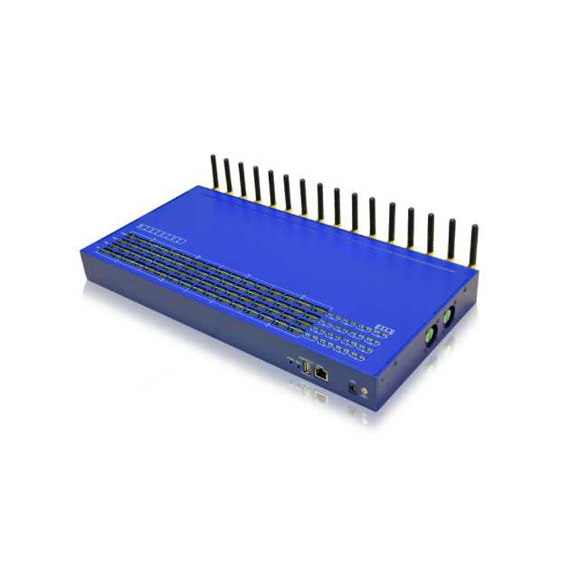 GSM SK 16-128 16 ports with 128 simcards VoIP Gateway For Termination