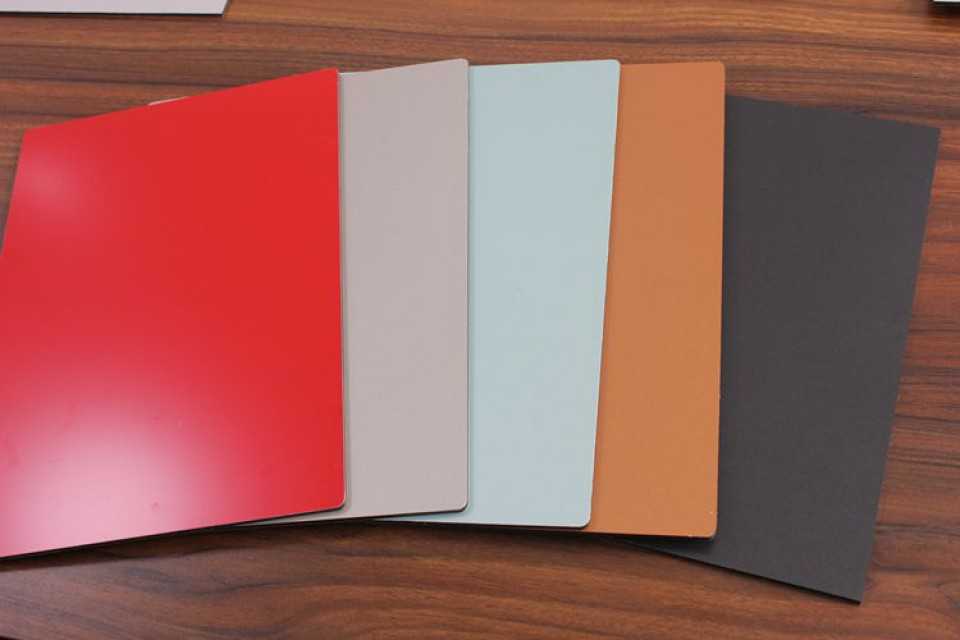 Chinese Red Building Wall Decoration Material Aluminum Composite Panel