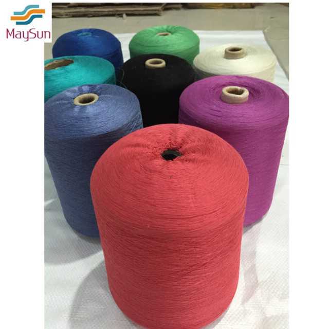 China manufacturer 100% polyester spun yarn