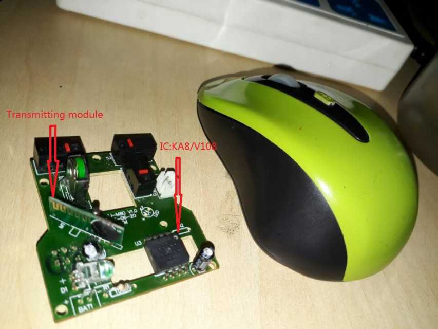 Wireless mouse IC optical mouse sensor KA8