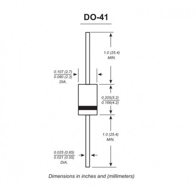 DO-41 Schottky Barrier Rectifier Diode