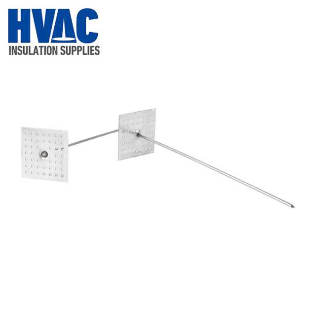 Galvanized perforated base insulation hangers