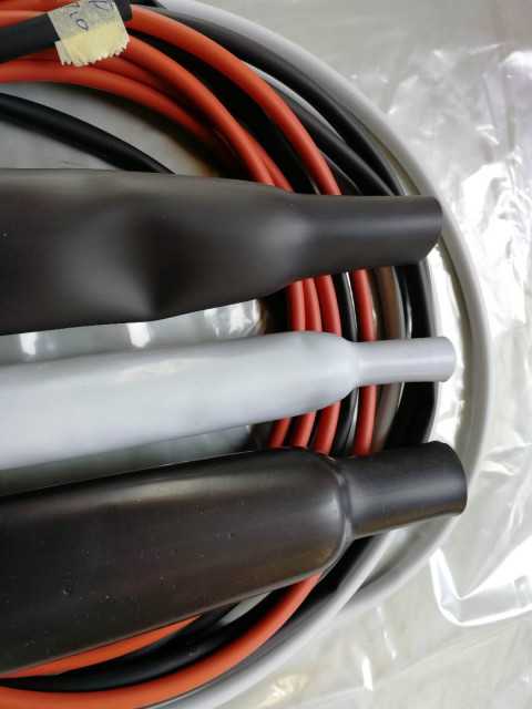 Pure silicone heat shrinkable tubing