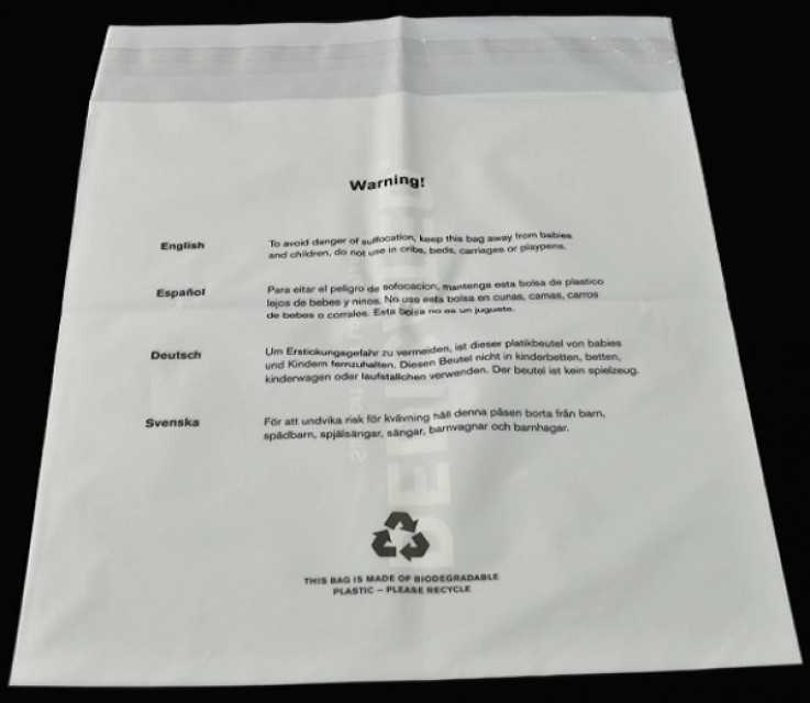 biodegradable poly bolsas for packaging