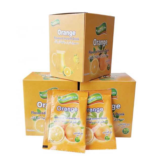 Africa hot sale hot summer orange juice instnt fruit powder drink