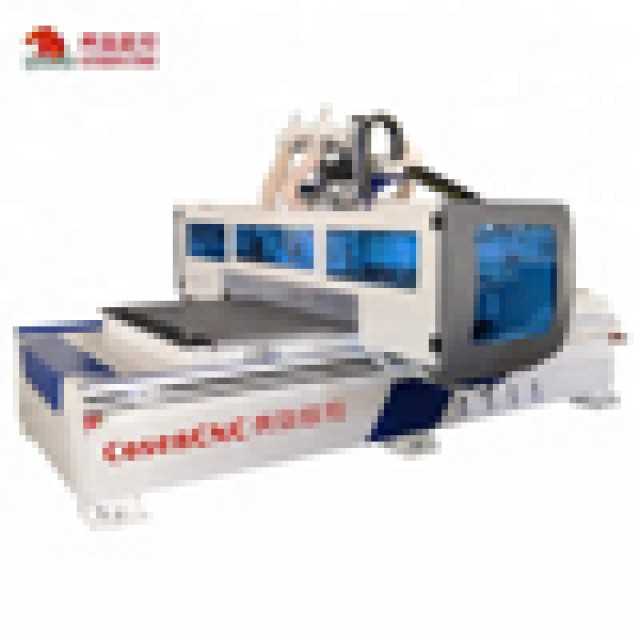 Top cnc router machine with drilling package and ATC cutters changer