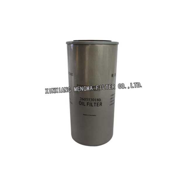 Oil Filter 2605530180 for Fusheng Air Compressor Parts by Mengma