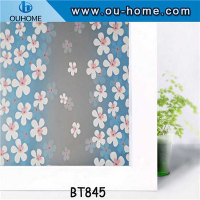 BT845 PVC stained frosted decorative glass window film