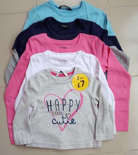 Girls Printed supper quality long sleeve tee