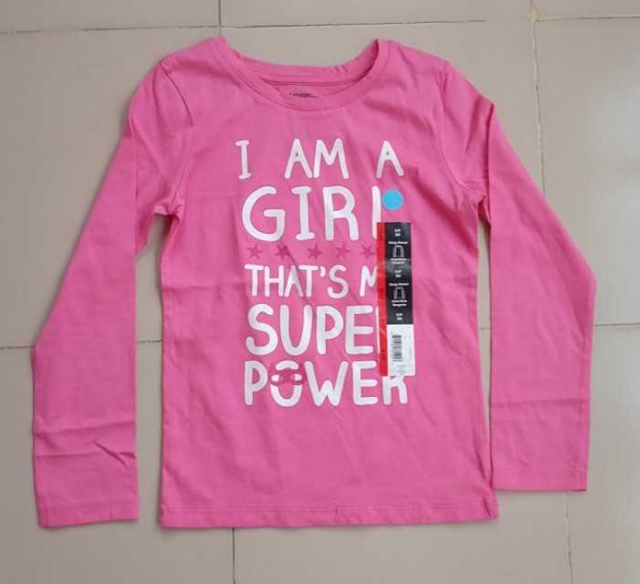 Girls Printed supper quality long sleeve tee