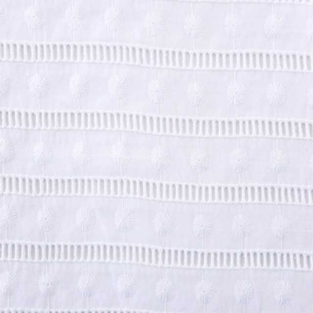 White Cotton Lace Embroidery: Premium Quality Fabric for Bedding, Garments, and Home Textiles