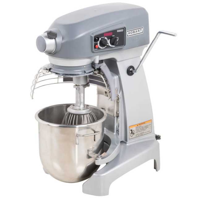 HOBART LEGACY HL120 12 QT. COMMERCIAL PLANETARY STAND MIXER WITH ACCES