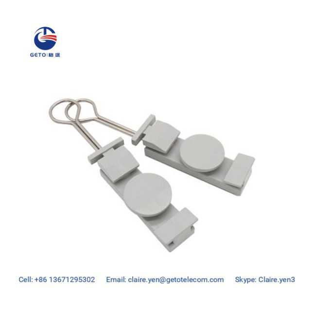 ABS plastic drop cable clamp for FTTH