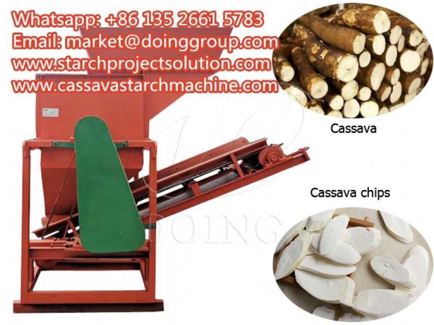 Automatic extensive use cassava processing machinery cassava chiper fo