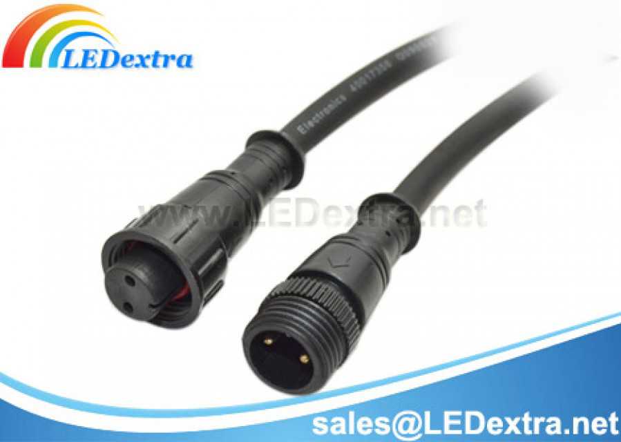 Waterproof Mini Din Connectors Moulded with Cable