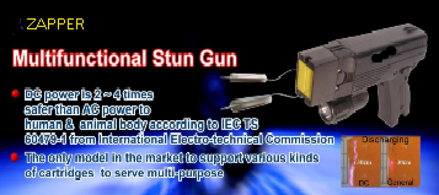 Versatile Electrode Stun Gun for Comprehensive Personal Safety