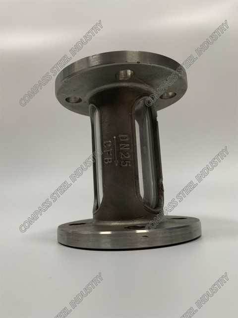 CS-NSG03F Flange End Full View Sight Glass With Steel Net