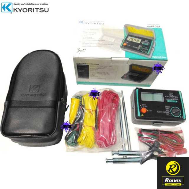 Kyoritsu 4105A Digital Earth Resistance Tester