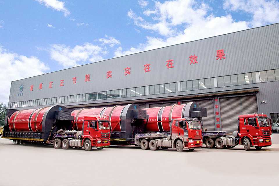 China ZJN rotary dryer kills 100+ tons of medicine residues per day