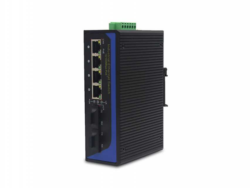 100M 2 Fiber Ports 4 Electric Ports Industrial-grade Ethernet Switch