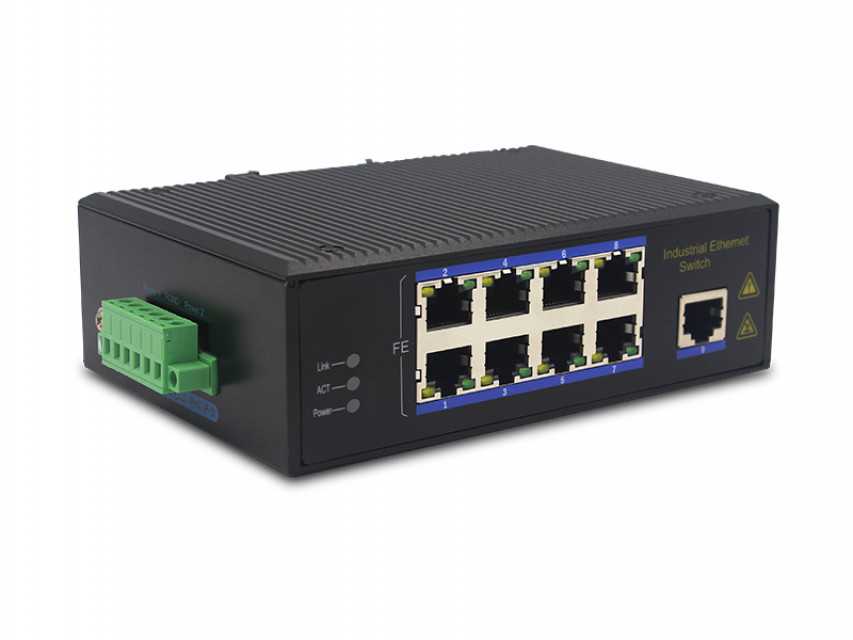 100M 9-port Industrial-grade Ethernet Switch