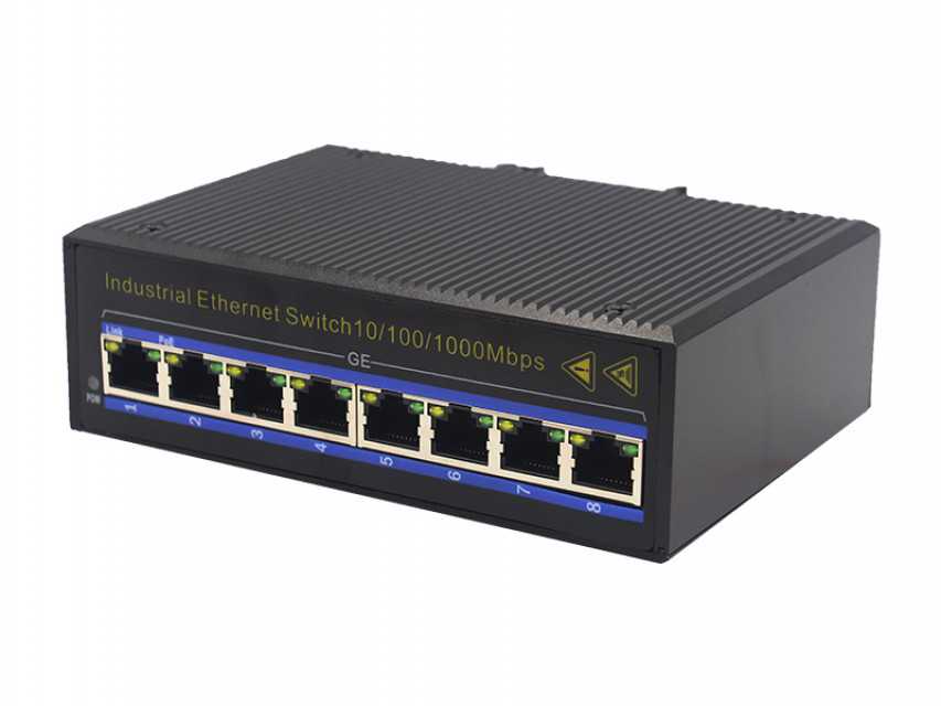 Gigabit 8-port Industrial-grade Ethernet Switch