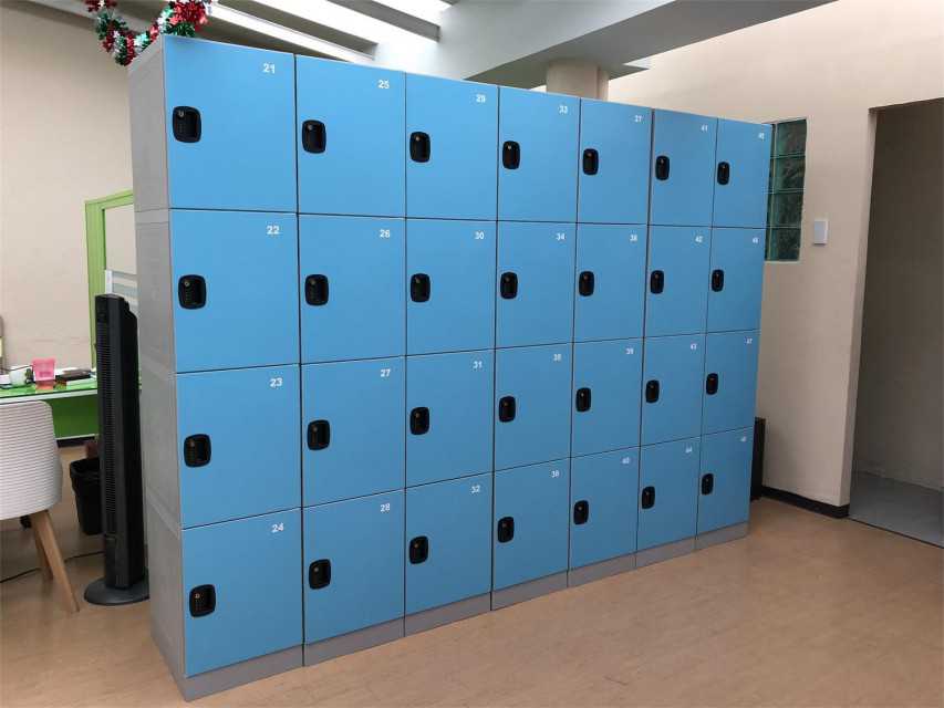 staff locker, storage locker, storage cabinet