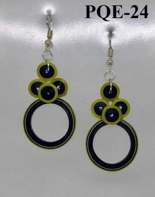 Paper Quilling Earring: Handcrafted Beauty from Arts & Crafts