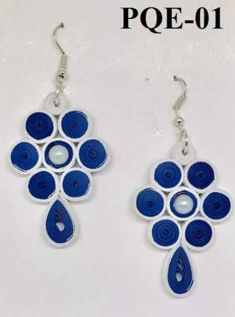 Artful Paper Quilling Earrings: Unique Handcrafted Accessories