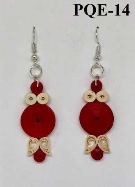 Handcrafted Paper Quilling Earrings for Wholesale Purchase
