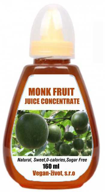 Sweet Monk fruit juice cencentrate zero calories/serving sugar free