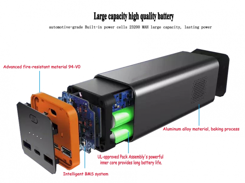 Enernext Solar Battery Power Supply - Efficient Portable Energy Solution