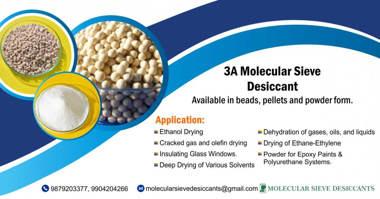 Molecular Sieve Pellets for Efficient Industrial Applications