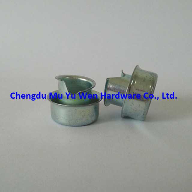 Zinc plated steel ferrule split/flared type