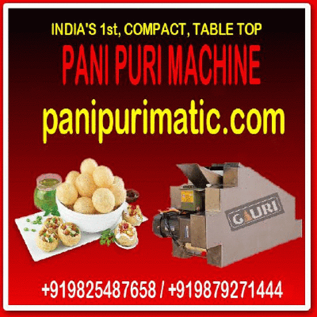 Compact Gauri Food Machine - Make Pani Puri & More