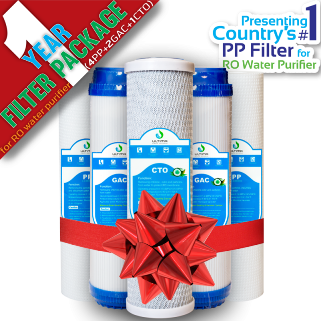 ULTIMA RO Water Purifier 1 Year Filter Package