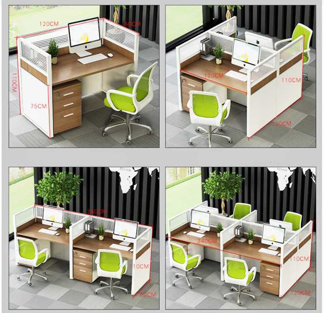 Contemporary Office Workstation Table - Cubic Interior Design