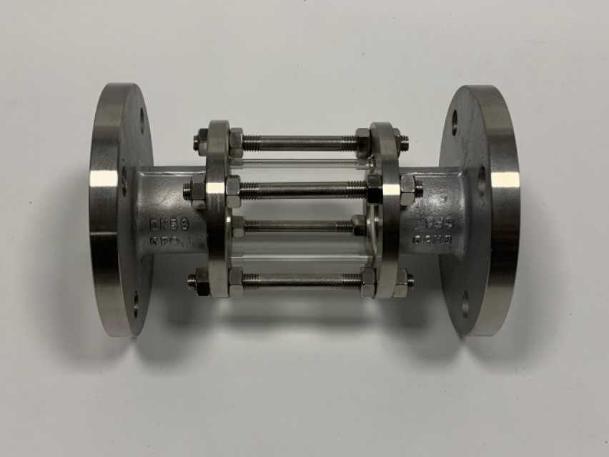 CS-SG03F Full View Cylindrical Type Flange End Sight Glass - Reliable Sanitary Monitoring Solution