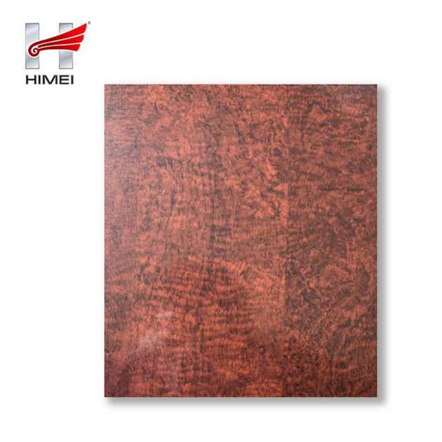 Red Wood Color Galvanized Steel Sheet For Door