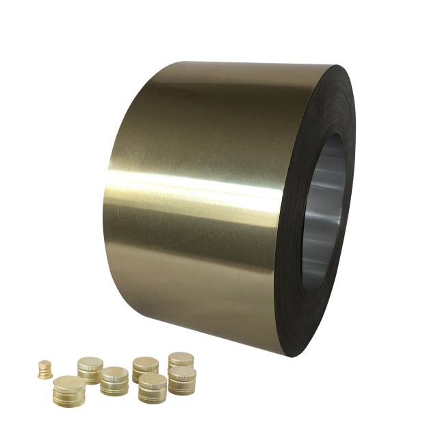 Alloy 8011, lacquered aluminum coil for flip off seal
