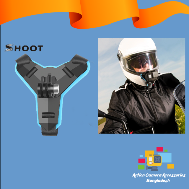 Shoot Helmet Chin Mount for Perfect POV Action Camera Shots
