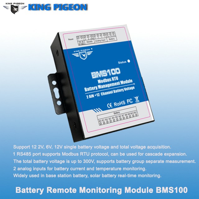 Battery Monitoring Module (Measure 12 Battery, 2V6V12V) BMS100