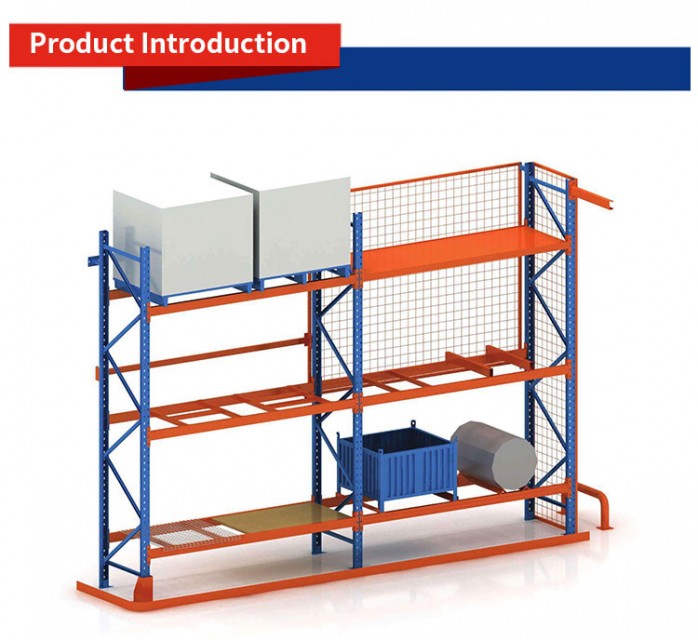 ISO warehouse steel heavy duty beam pallet storage rack for sale