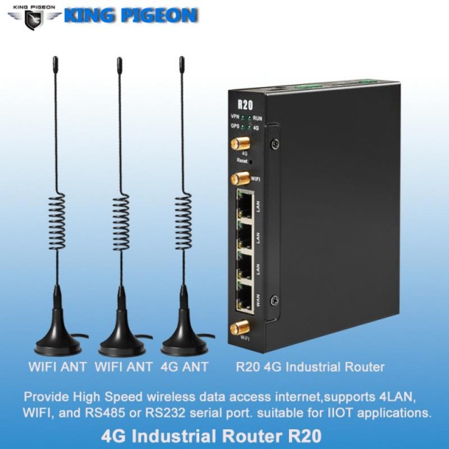 Advanced R20 Industrial 4G LTE Router for Seamless Connectivity