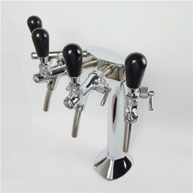 Polished U Type Beer Dispense Bar Towers - Brass Excellence at Wholesale Rates
